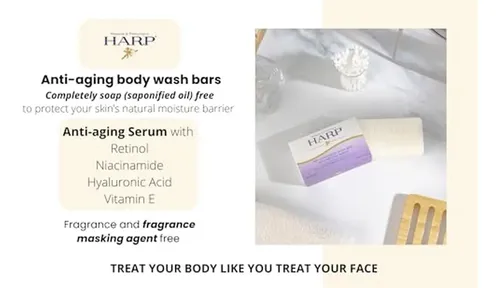 Barra De Gel Corporal Antienvejecimiento Harp Con Retinol Y