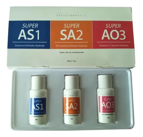 Burbuja De Solución Exfoliante Pequeña De Hidrógeno Aqua Oxy