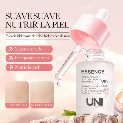 Serum Hidratante De Rosas Con Acido Hialuronico Asiática
