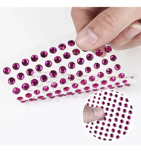 14 Pegatinas Autoadhesivas Con Diamantes De Imitación De Cri