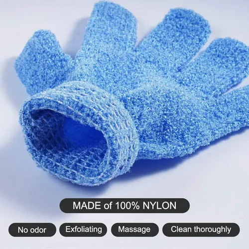 Guantes Exfoliantes 10 Pares Doble Cara Belleza Spa Masaje