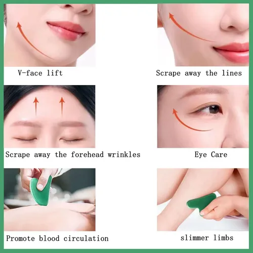 Gua Sha Yamhoho Masajeador Facial Y Corporal Blanco