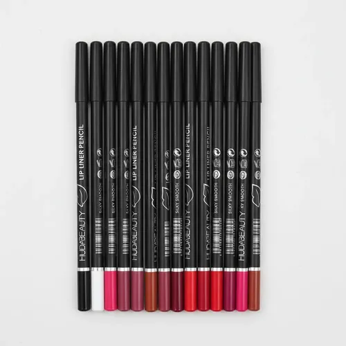 Set 12 Lapices Delineadores Para Labios Ojos Larga Duracion