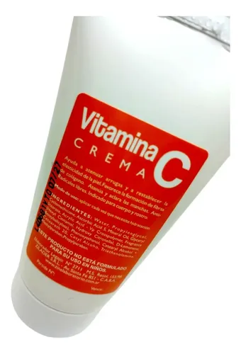 Crema Vitamina C Rostro Antimanchas Elasticidad 70g Zine Momento De Aplicación Día/noche Tipo De Piel Todo Tipo De Piel