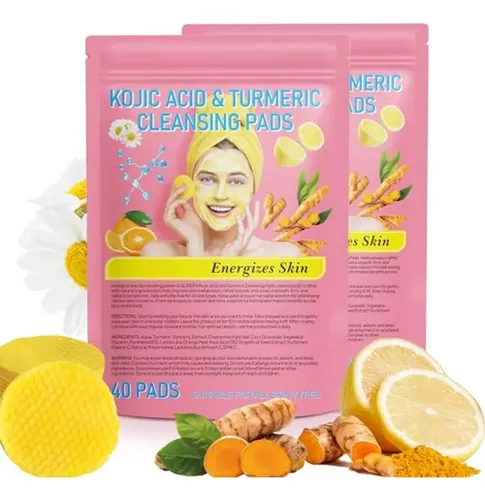 Almohadillas Limpiadoras De Cúrcuma, Almohadillas Limpiadora
