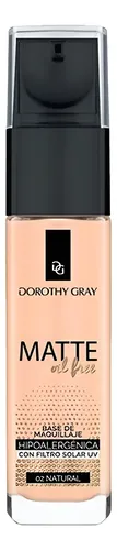 Base Maquillaje Hipoalergénico Dorothy Gray Matte Filtro Uv