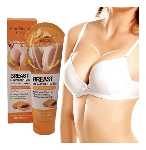 Crema Aumenta Busto Reafirmante Senos Tonifica Volumen Real Fragancia Papaya Y Acido Hialuronico