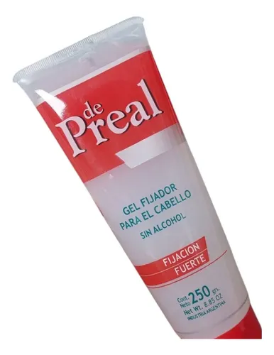 Gel Para Pelo Fijador Fuerte 200g De Preal Barberia Clasica