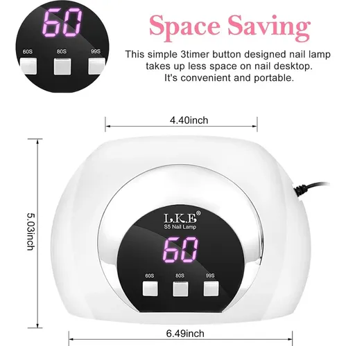 Lámpara Uv Led Wisdompark S5 54w Con Sensor Automático