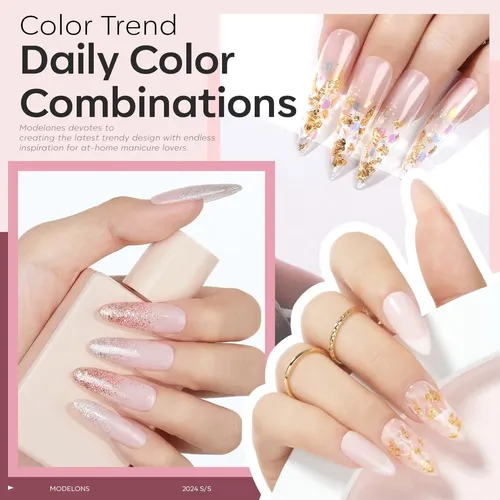 Gel Constructor Modelones Base Coat 2 Unidades 20ml Brillo