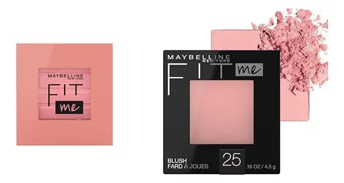 Rubor Maybelline Fit Me En Rosa/rosa Claro (2 Tonos)