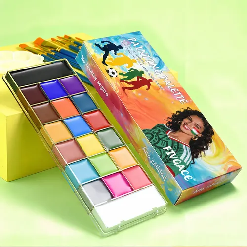 ! Kit De Maquillaje Body Paint Acuarelaspintura Pintacaritas