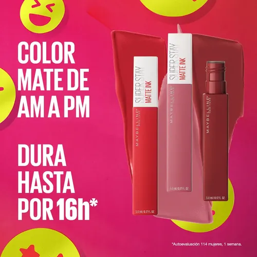 Labial Liquido Maybelline Super Stay Matte Ink Visionary