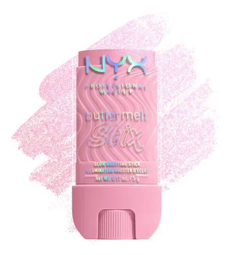 Iluminador En Barra Nyx Professional Makeup Buttermelt, Rosa