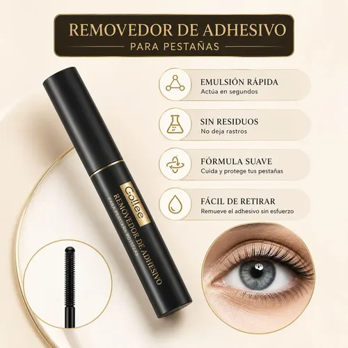 Kit Extensiones De Pestañas Diy Gollee Con Pegamento