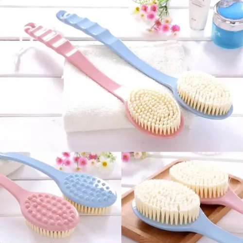 Renkai Gorro Toalla Microfibra Super Absorbente + Cepillo Largo Exfoliante