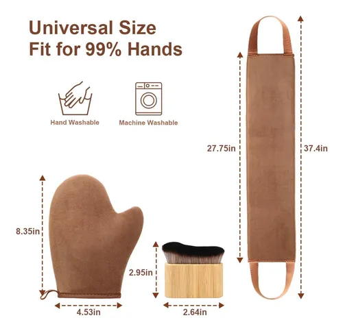 Kit Aplicador De Guantes Autobronceadores G Gaiyah Brown, Pa