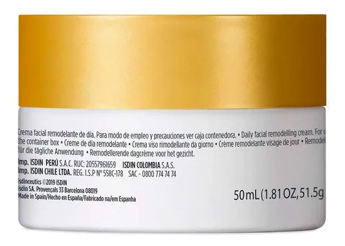 Crema Facial A.G.E Reverse Day Isdin día para piel normal de 50mL/51.5g