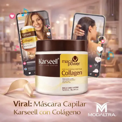 Máscara Capilar Karseell Colágeno Original 500g