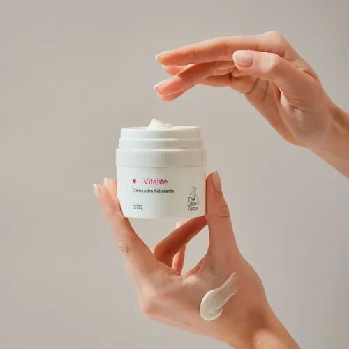 The Glow Factor Vitalité – Crema Facial Hidratante y Reparadora con Ceramidas x 30g