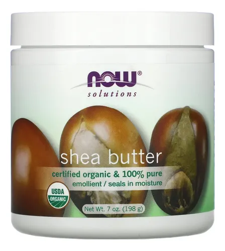 Manteca De Karité Orgánica Certificada Moisturizer Now Solut