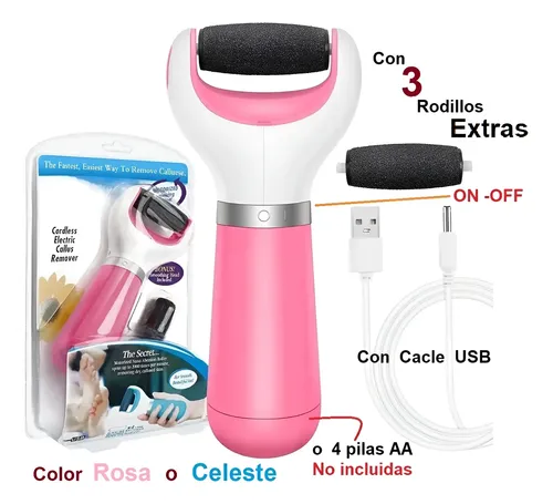 Exfoliante Pédico Pulidor Pies Saca Durezas Callos C/3 Repue