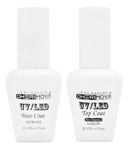 Base Coat Y Top Coat Cherimoya Esmalte Semipermanente Uñas