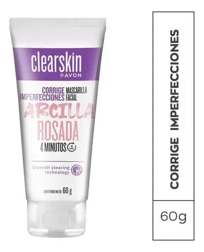 Avon Clearskin Mascarilla De Arcilla Rosada