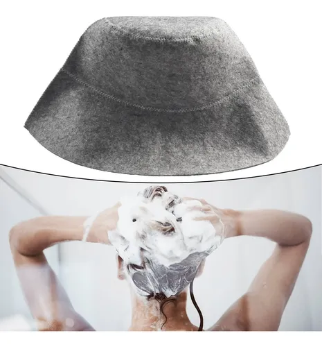 Gorro De Sauna Estilo Fieltro, Gorro De Baño Ruso Anticalor Light Coral Xs