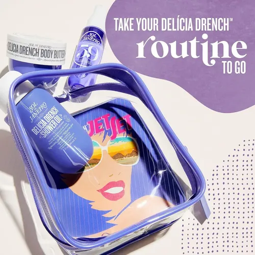 Sol De Janeiro Delicia Drench Jet Set #59 Kit Para Viaje Fragancia Cheirosa 59