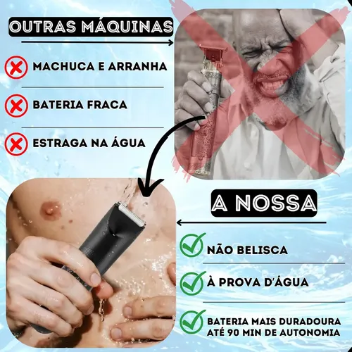 Afeitadora Eléctrica Íntima 2 En 1 Para Hombre