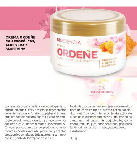 Crema De Ordeñe Regeneradora Bioesencia X 5 Envio