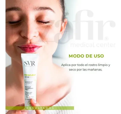 Tratamiento Acné Svr Sebiaclear Active Teinte Con Pigment