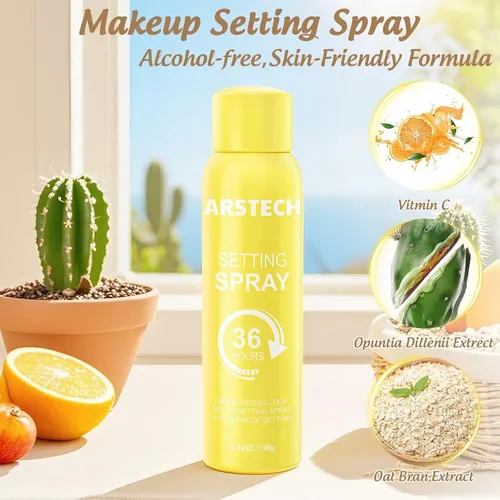 Spray Fijador De Maquillaje Arstech 125 Ml Larga Duración