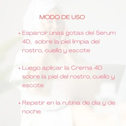 Crema Facial Hialuronico Y Serum Piel Mixta 4d Lidherma