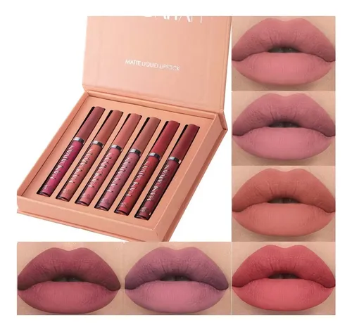 Set De Maquillaje De Lápiz Labial Antiadherente, No Se