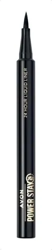 Avon Power Stay Delineador Liquido En Fibra Para Ojos