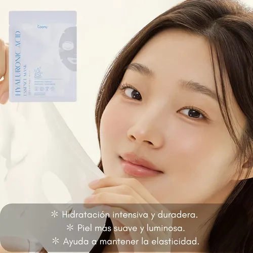 Mascara Facial Coreana Coony Hialuronico Piel Seca Hidrata