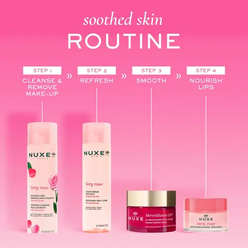 Desmaquillante Nuxe Very Rose Micelar Water, 6.7 Onzas Líqui