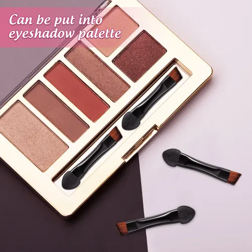 Set De 20 Brochas De Maquillaje Portátiles De Doble Extremo