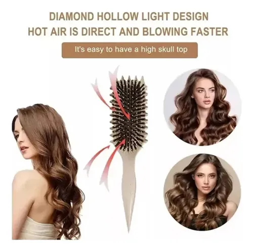 Pincel Bounce Curl Brush, Define Style Rizado Peine