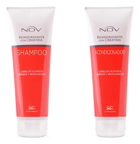Shampoo + Acondicionador Nov Biohidratante C/ Creatina 240ml