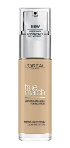 Base De Maquillaje Liquido True Match 30ml Loreal Tono 3.N Beige Creme