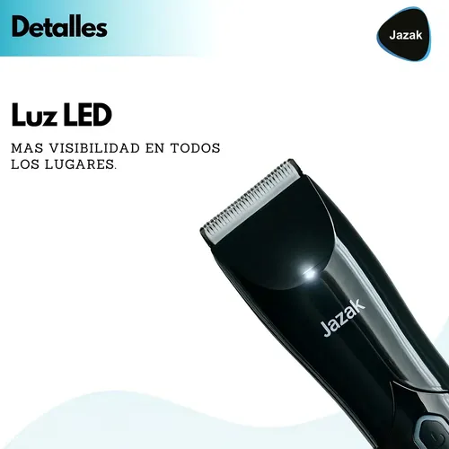 Afeitadora Corporal Jazak JZK701 Inalámbrica con Cuchilla de Cerámica y Pantalla LED