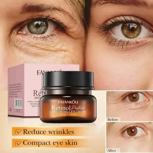 Crema Contorno Ojos Hidratante Antiarrugas Retinol Fayankou 30g Noche