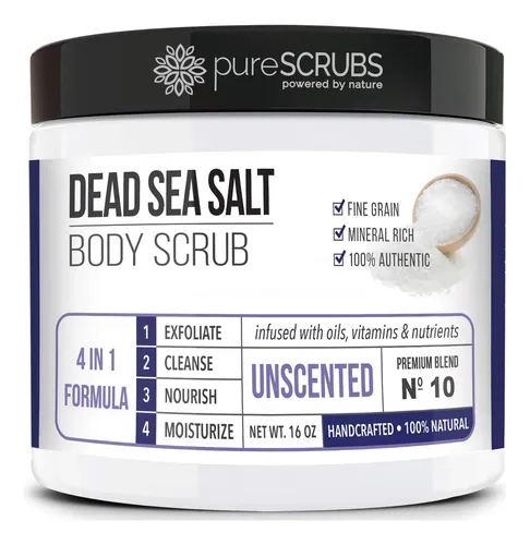 Exfoliante Corporal Purescrubs Sal Del Mar Muerto 473ml