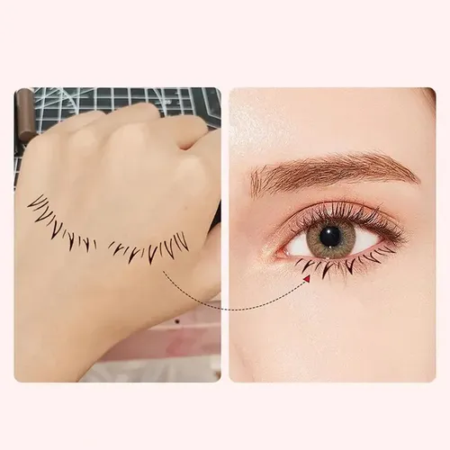 Kit 5 Plantillas Sellos Pestañas Parpado Inferior Tinta Almo