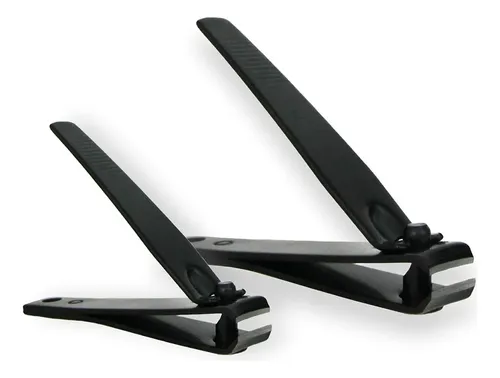 Set De Cortauñas Amazon Basics Con Cuchillas Curvas Negro