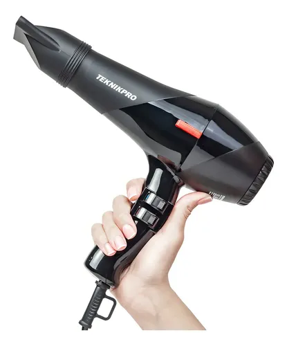 Secador De Pelo Profesional New Pro Basic 2600 Teknikpro 3c