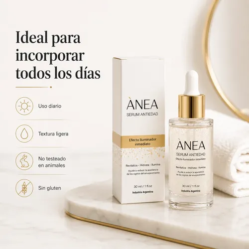 Pack X2 Serum Vitamina C Niacinamida Ácido Hialurónico Ànea